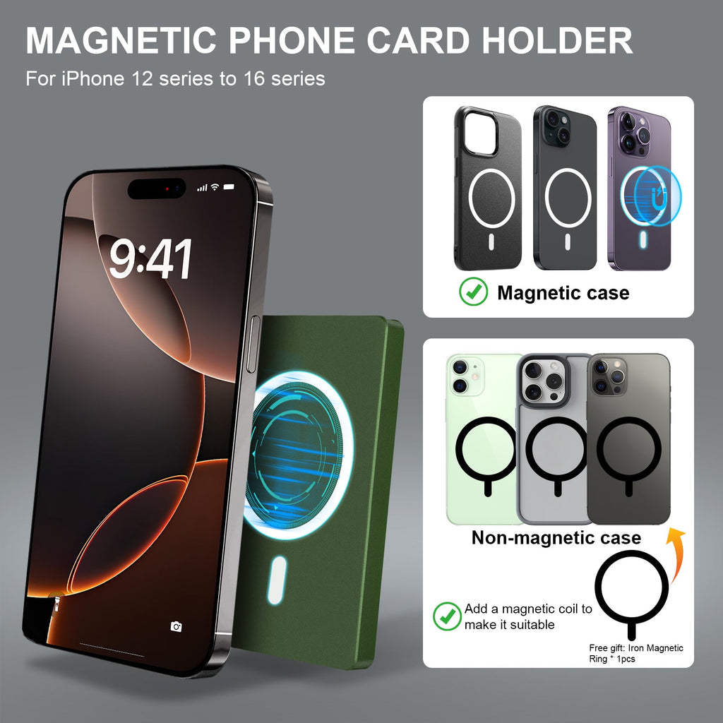 RFID Slim Pop-up-Geldbörse mit Geldklammer – Kartenhalter aus Aluminium für Herren