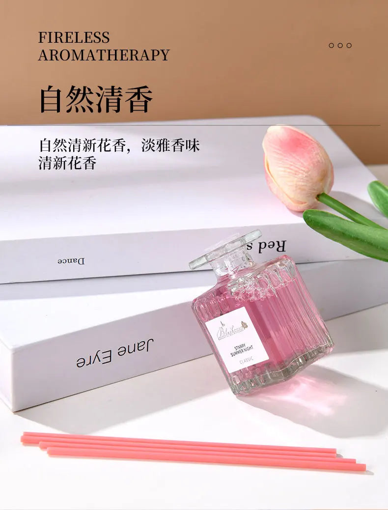 Raumduft-Diffusor-Set mit ätherischen Ölen – Lavendel, Pfirsich & Osmanthus Raumduft (50 ml)