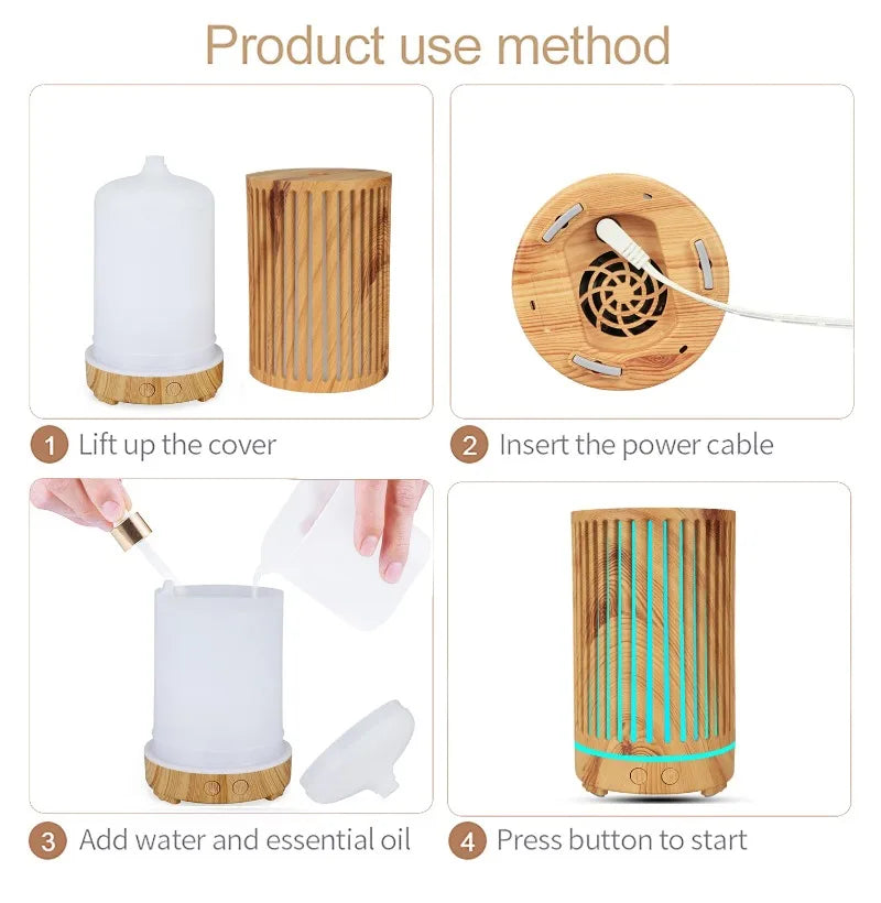 Smart WiFi Aroma Diffuser with LED — App &amp; Voice Control, Alexa &amp; Google Home Compatible
