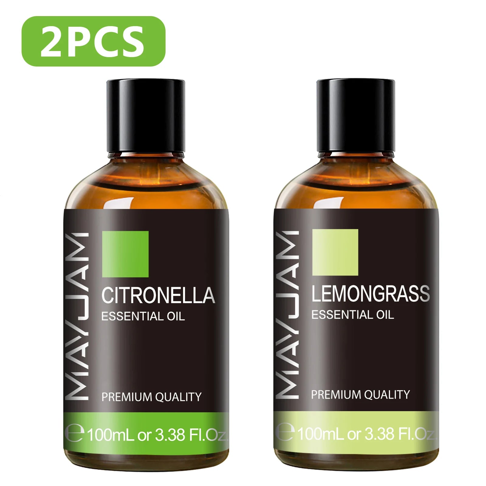 Pure Plant Essential Oil 100ml — Peppermint, Lavender, Frankincense &amp; More for Diffuser &amp; Aromatherapy