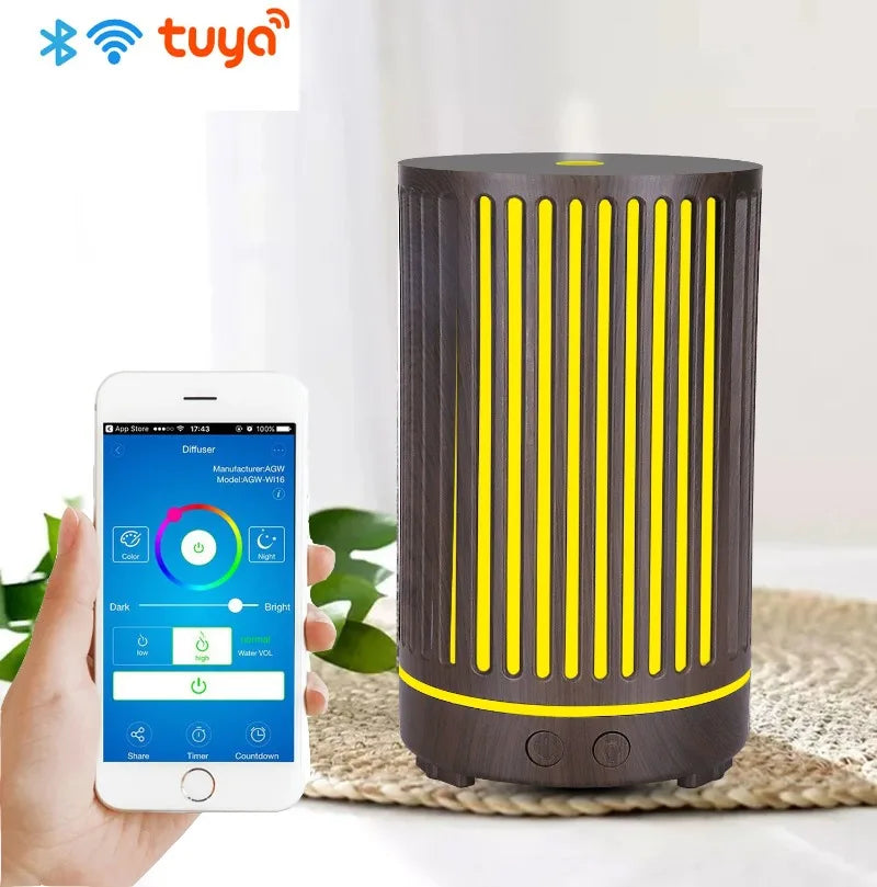 Smart WiFi Aroma Diffuser with LED — App &amp; Voice Control, Alexa &amp; Google Home Compatible