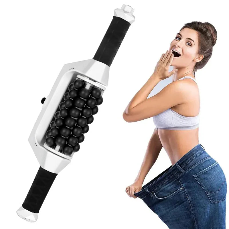 Wiederaufladbarer Anti-Cellulite-Körperroller — Hochfrequenz-Vibrations-Schlankheitsmassagegerät