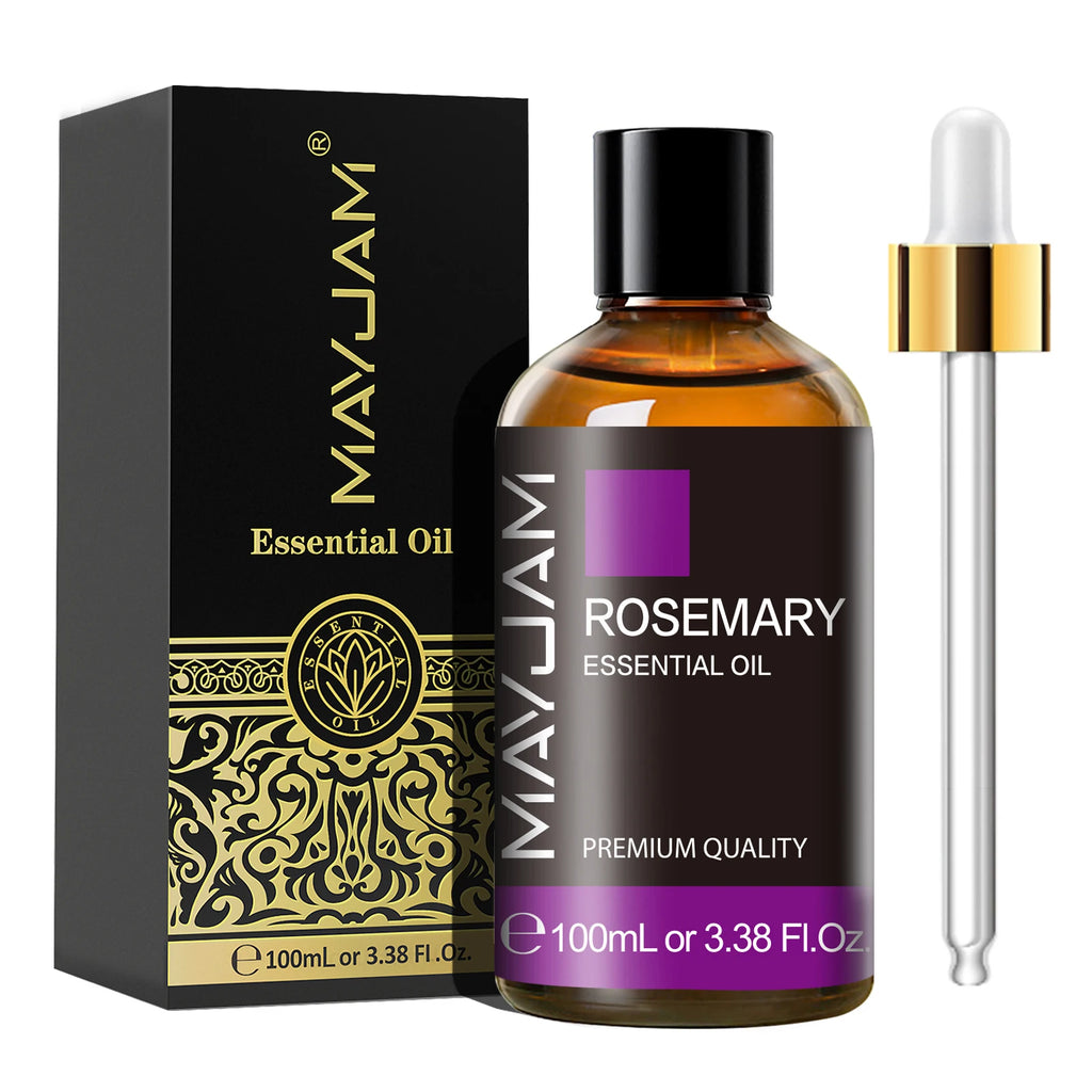 Reines ätherisches Pflanzenöl 100ml — Pfefferminz, Lavendel, Weihrauch & mehr für Diffusor & Aromatherapie
