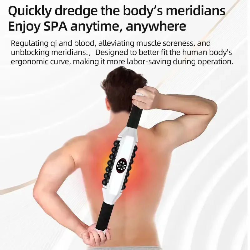 Rechargeable Anti-Cellulite Body Roller — High-Frequency Vibration Slimming Massage Machine