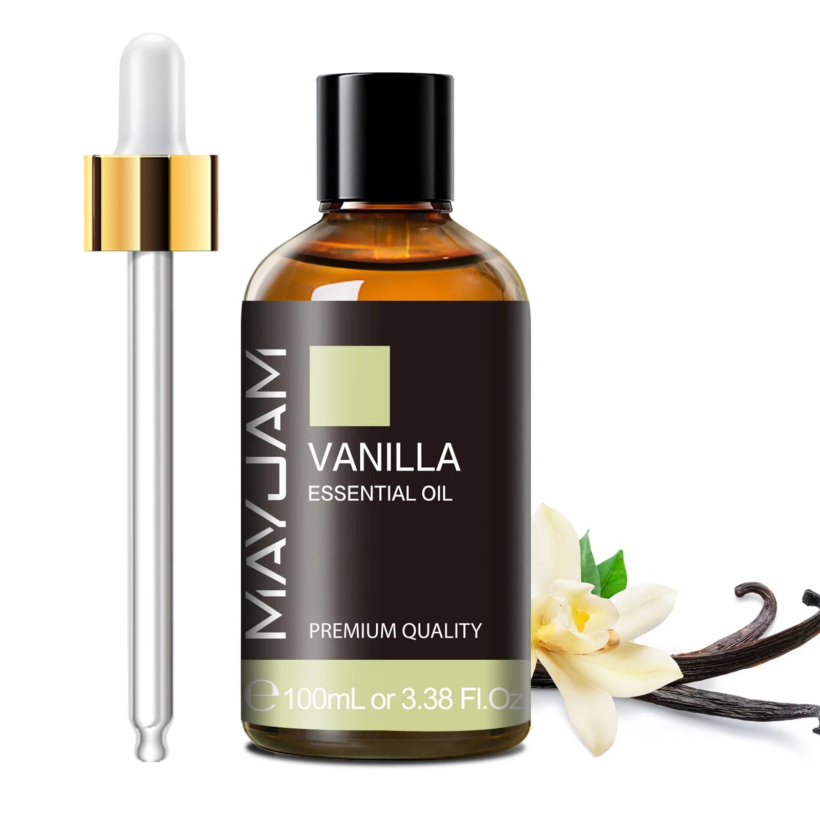 Pure Plant Essential Oil 100ml — Peppermint, Lavender, Frankincense &amp; More for Diffuser &amp; Aromatherapy