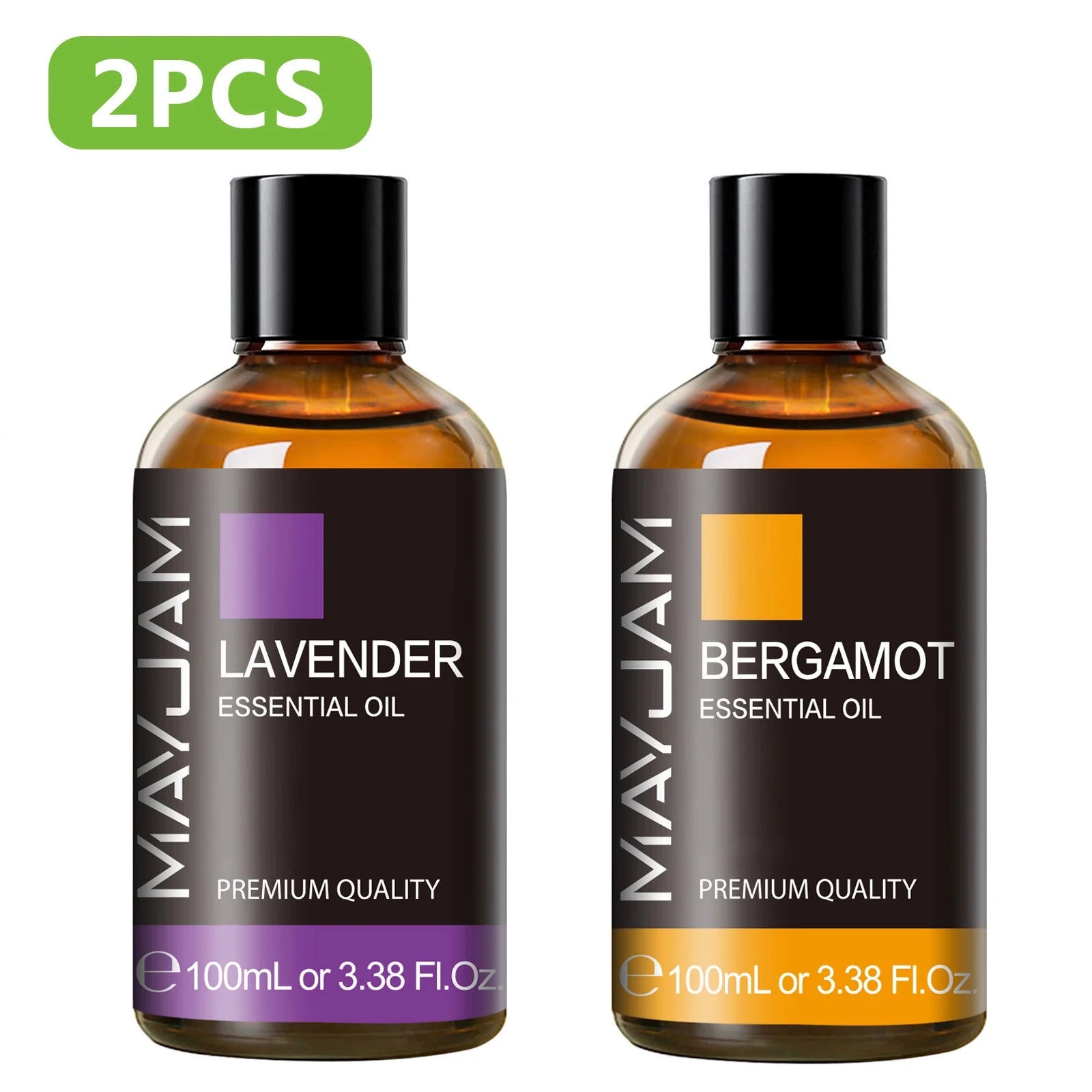 Pure Plant Essential Oil 100ml — Peppermint, Lavender, Frankincense &amp; More for Diffuser &amp; Aromatherapy