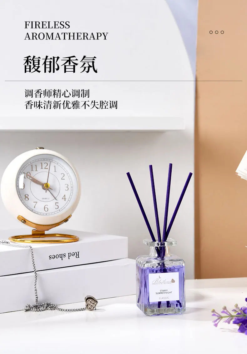 Raumduft-Diffusor-Set mit ätherischen Ölen – Lavendel, Pfirsich & Osmanthus Raumduft (50 ml)