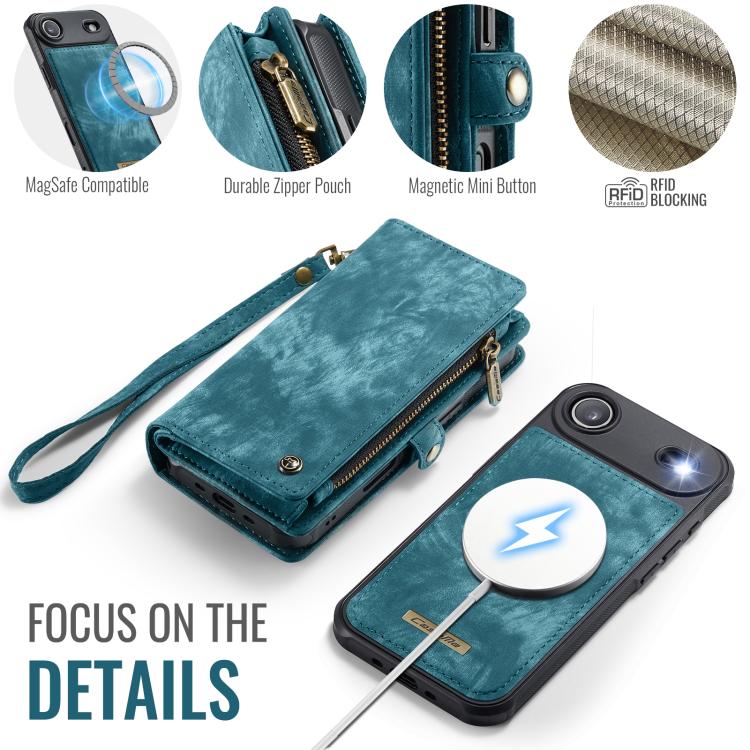 CaseMe 008 Abnehmbare Leder-Brieftaschenhülle – iPhone 16 Pro Max / Pro / Plus / Air