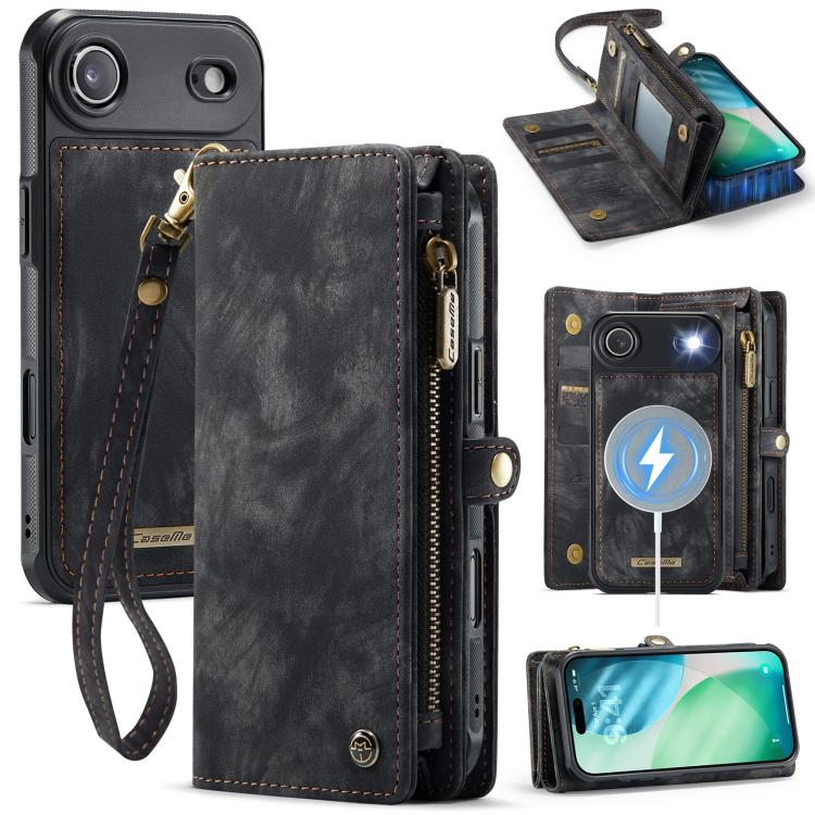 CaseMe 008 Detachable Leather Wallet Case — iPhone 16 Pro Max / Pro / Plus / Air