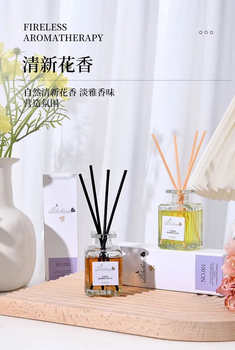 Raumduft-Diffusor-Set mit ätherischen Ölen – Lavendel, Pfirsich & Osmanthus Raumduft (50 ml)