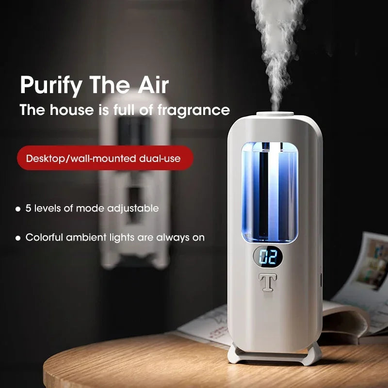 Rechargeable Portable Aroma Diffuser — 5 Modes, Cordless for Home, Car &amp; Office
