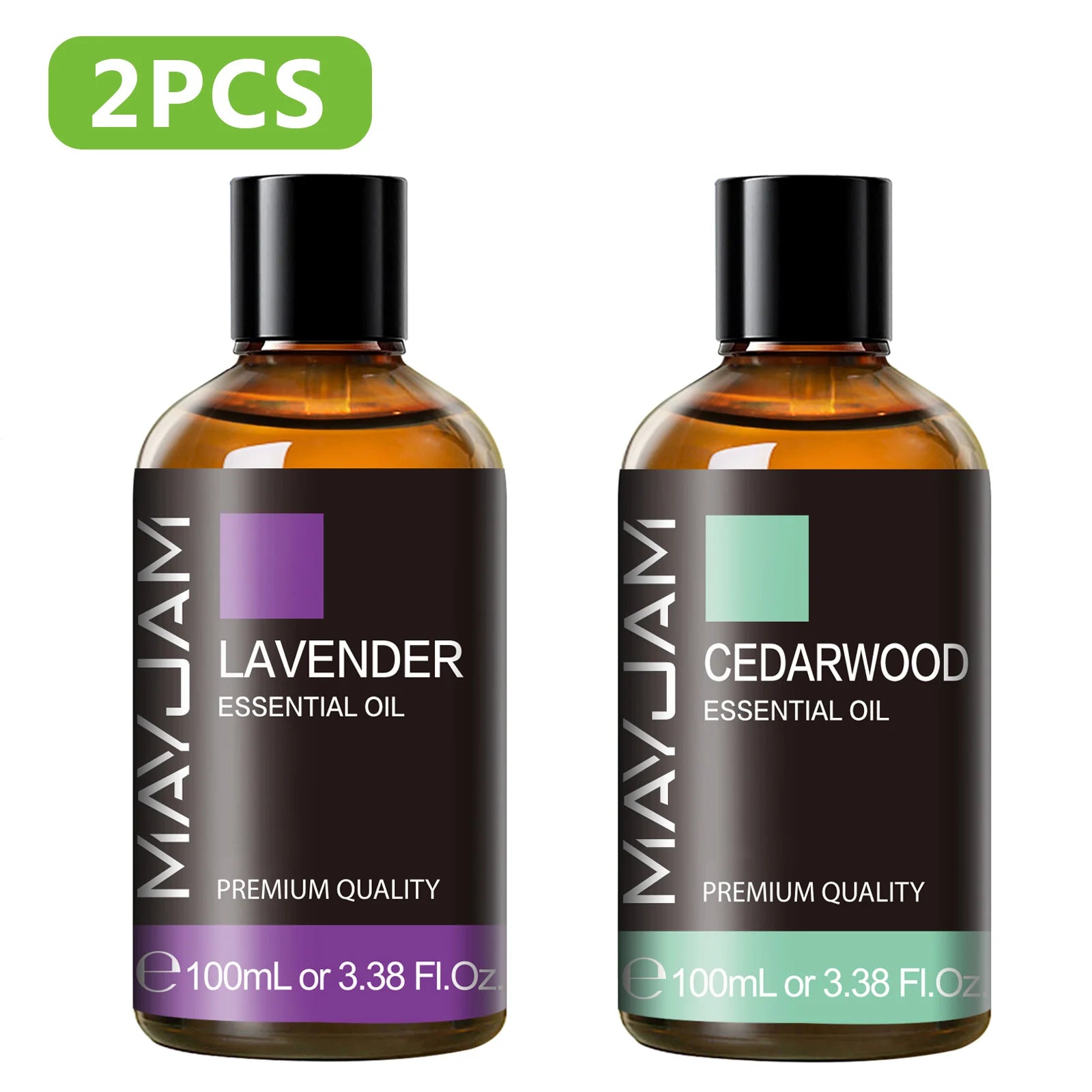 Pure Plant Essential Oil 100ml — Peppermint, Lavender, Frankincense &amp; More for Diffuser &amp; Aromatherapy