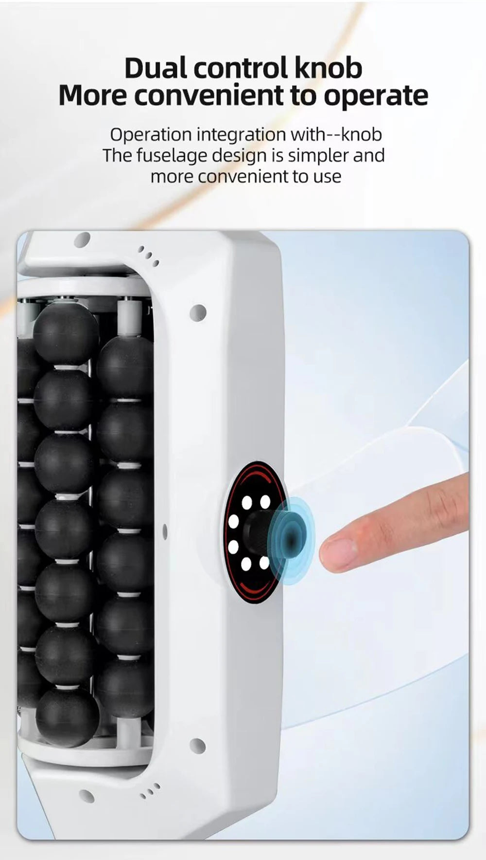 Wiederaufladbarer Anti-Cellulite-Körperroller — Hochfrequenz-Vibrations-Schlankheitsmassagegerät