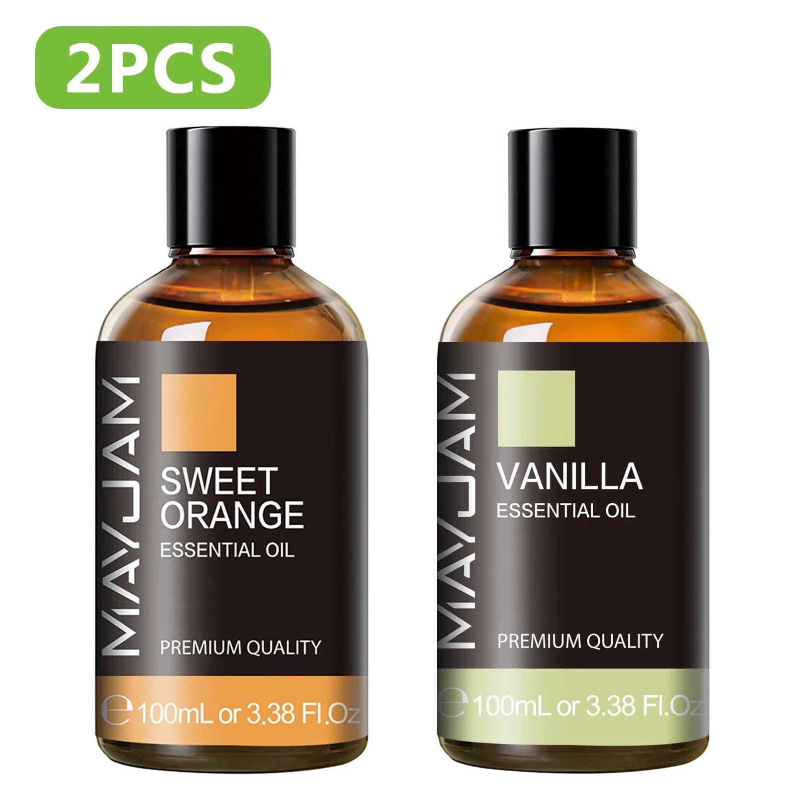 Pure Plant Essential Oil 100ml — Peppermint, Lavender, Frankincense &amp; More for Diffuser &amp; Aromatherapy