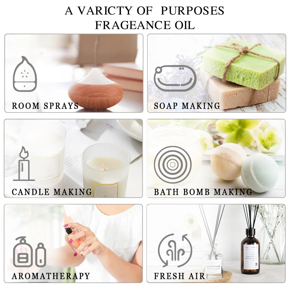 Reines ätherisches Pflanzenöl 100ml — Pfefferminz, Lavendel, Weihrauch & mehr für Diffusor & Aromatherapie