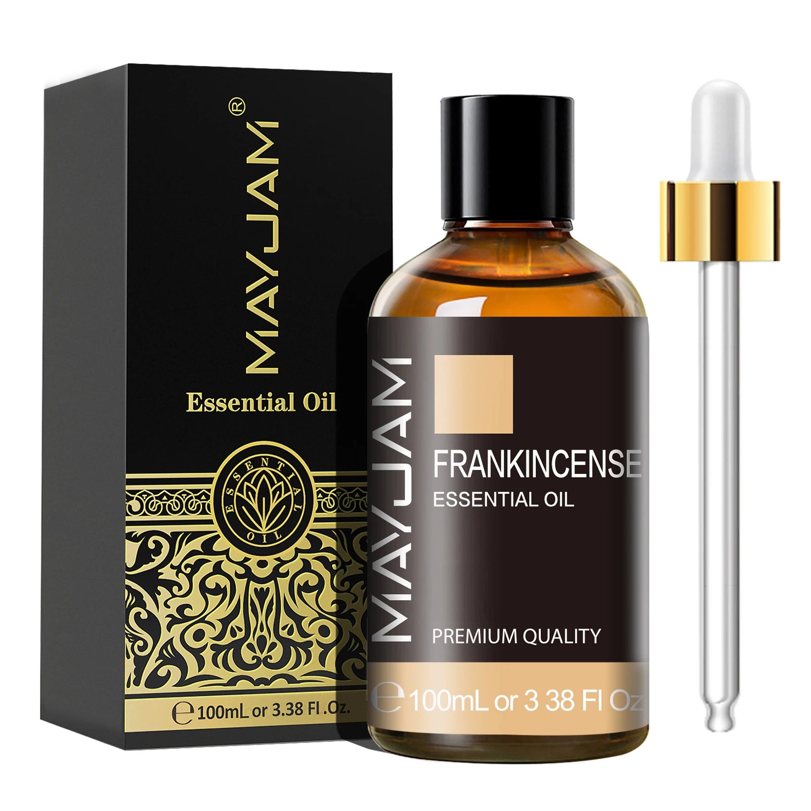 Pure Plant Essential Oil 100ml — Peppermint, Lavender, Frankincense &amp; More for Diffuser &amp; Aromatherapy