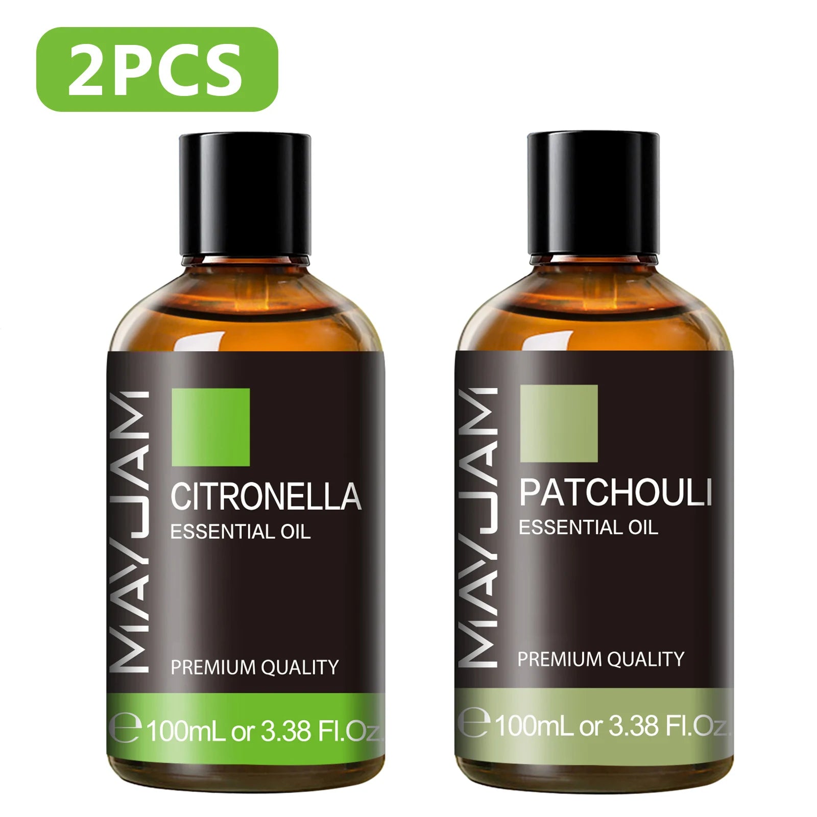 Pure Plant Essential Oil 100ml — Peppermint, Lavender, Frankincense &amp; More for Diffuser &amp; Aromatherapy