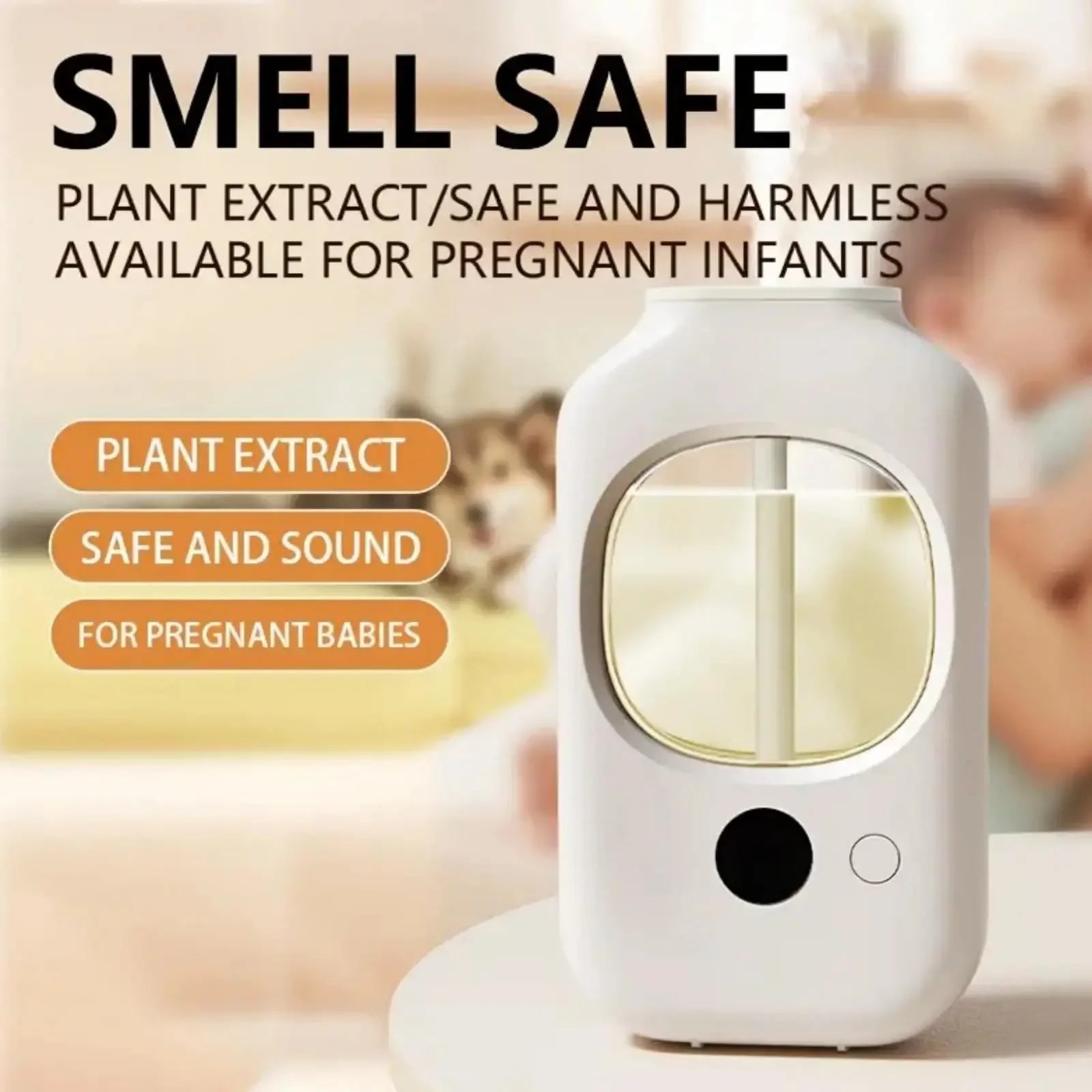 Automatischer Desktop-Aromadiffusor – USB-wiederaufladbarer Zerstäuber mit austauschbarer Duftkartusche
