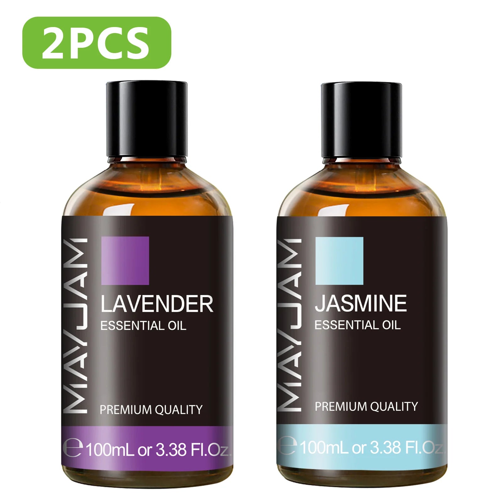 Pure Plant Essential Oil 100ml — Peppermint, Lavender, Frankincense &amp; More for Diffuser &amp; Aromatherapy